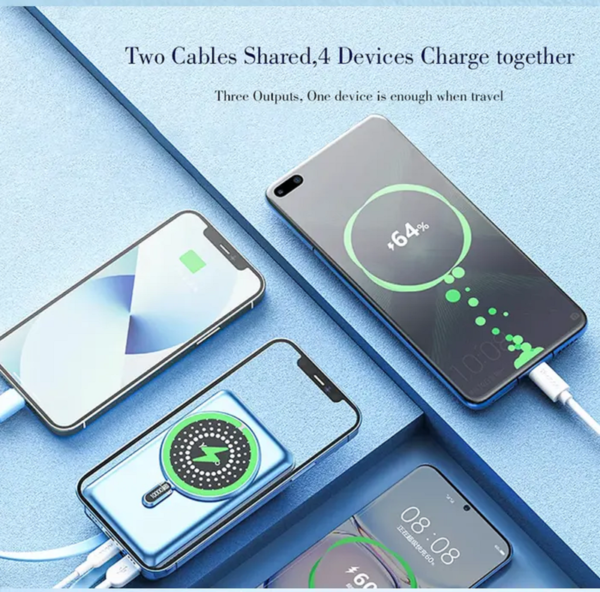 Yoobao LC4 10000mAh Built-in Dual Cable Multi-functional Portable Power SupplY