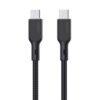 Aukey CB-KCC101 Circlet Blink Aramid Fiber USB C to C Cable -1m