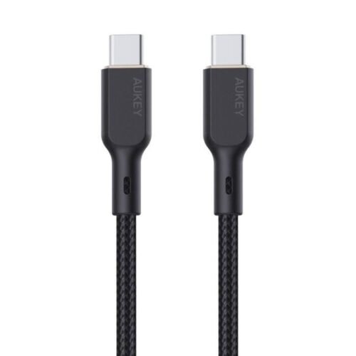 Aukey CB-KCC101 Circlet Blink Aramid Fiber USB C to C Cable -1m