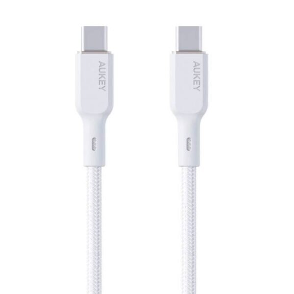 Aukey CB-KCC101 Circlet Blink Aramid Fiber USB C to C Cable -1m